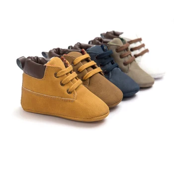

5 color selection bebes Newborn Baby Boys Classic Handsome First Walkers Shoes Babe Infant Toddler Soft Soled Boots