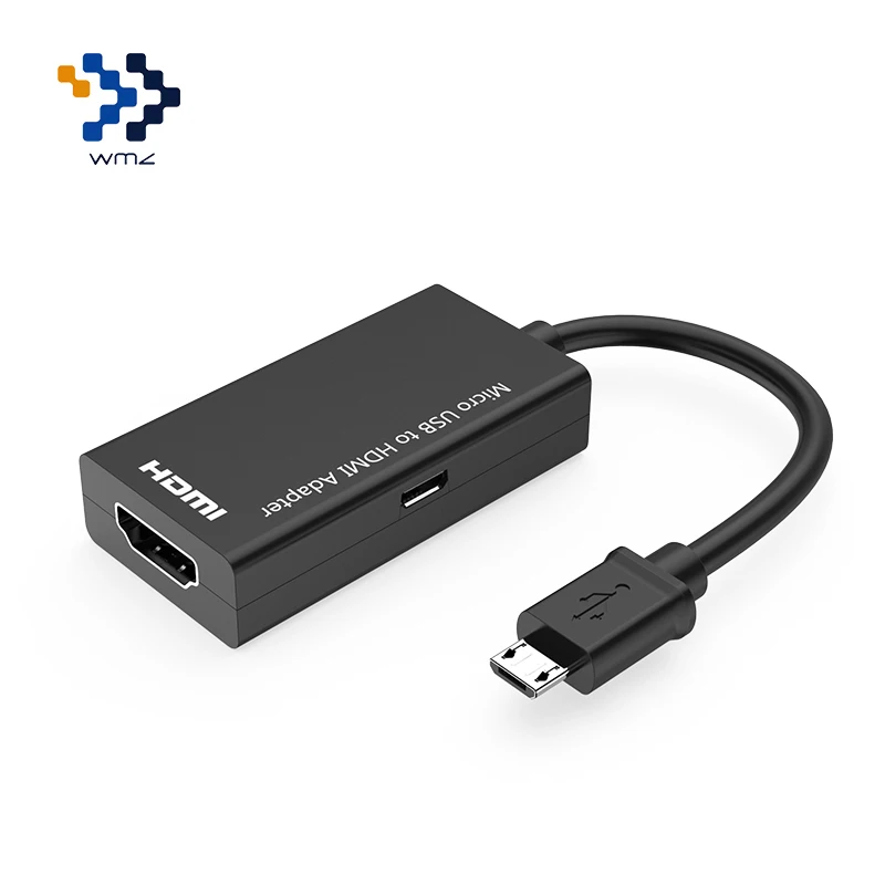 Микро USB к HDMI A/V ТВ адаптер папа женскому кабелю провод конвертер 1080P для HDTV