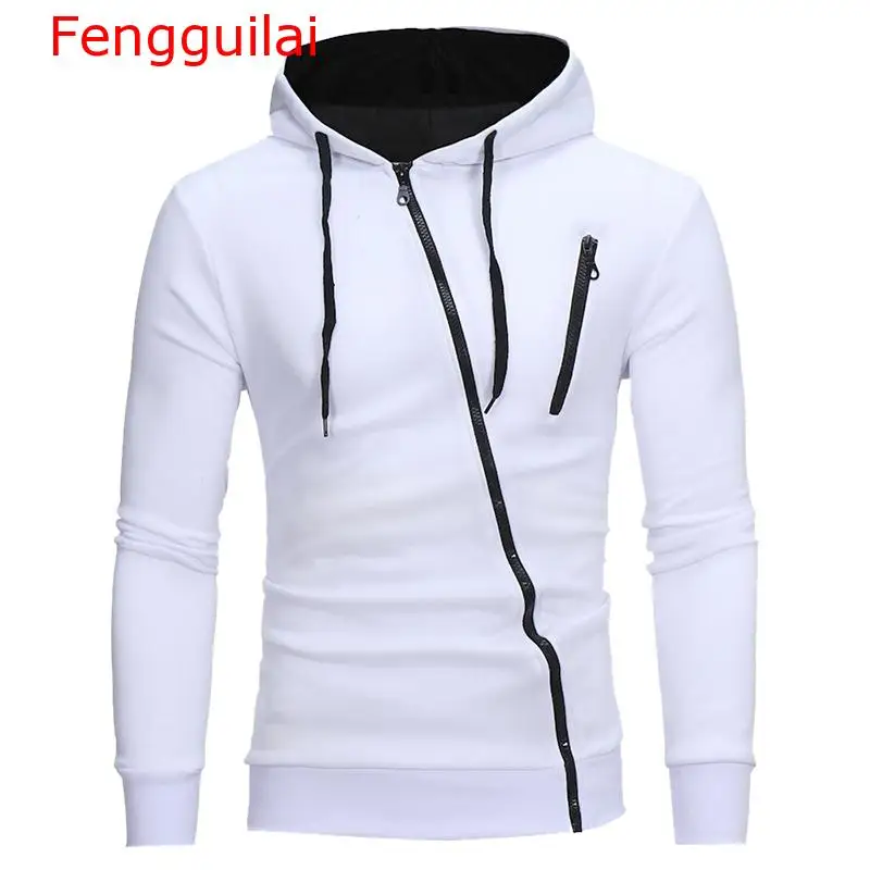 

Men Coat 2019 Autumn Fashion Casual Solid Hoodies Men Pullover Sweatshirt Men Hooded Hoodie Pullover Zipper Blouse Plus Size
