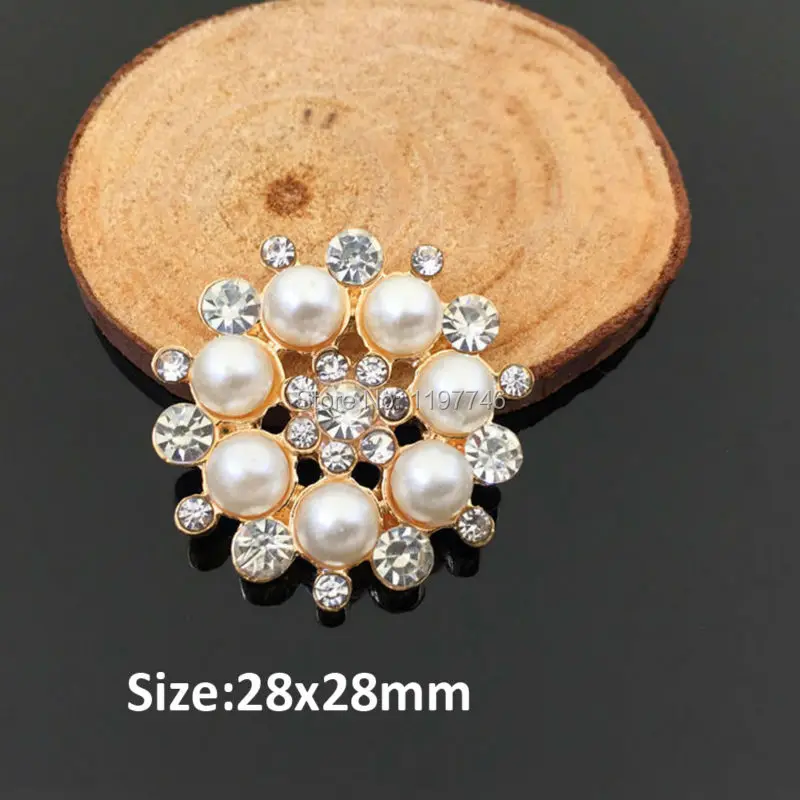 

Fashion New Bling Round Flatback Rhinestone Pearls Christmas Snowflake Flower Buttons Clothing DIY Accessories Women Gift 10pcs