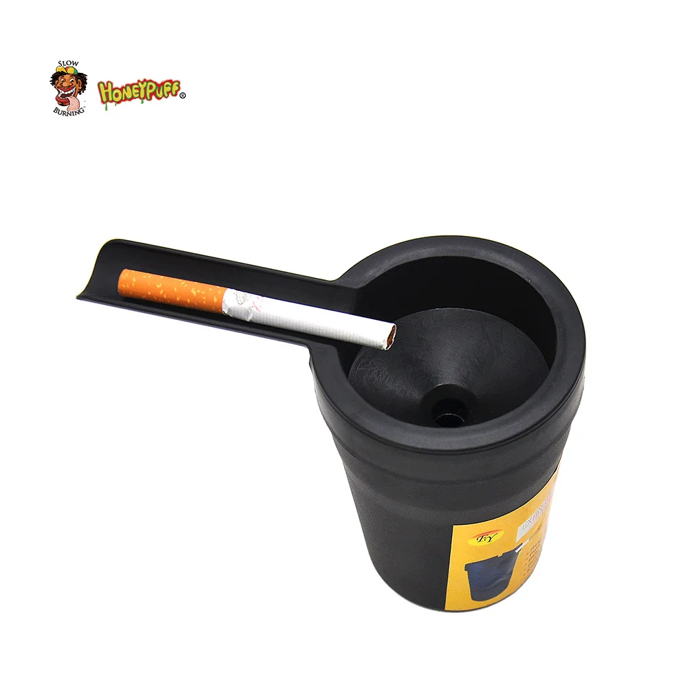 HONEYPUFF Muti Function ABS Plastic Extinguishing Cigarette Ashtray