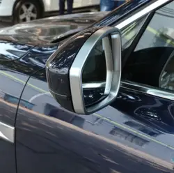 Автомобиль Chorme заднего вида боковое зеркало крышка рамка отделка Подходит для JAGUAR F-pace 2016-2018