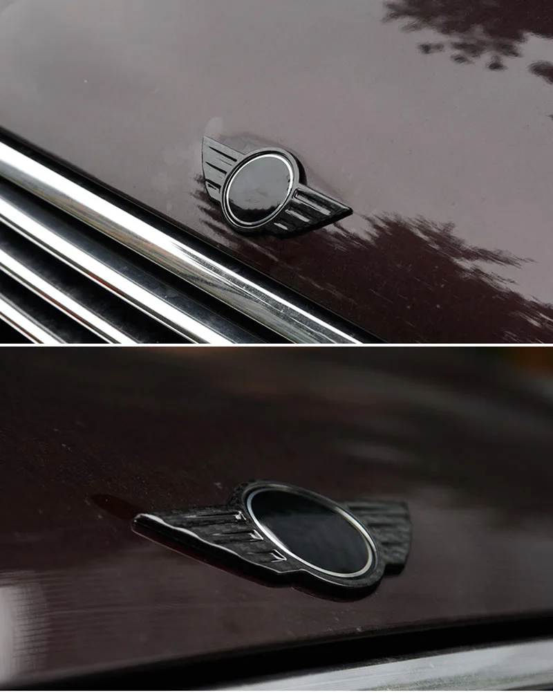 4 шт. ABS передняя противотуманная фара рамка чехол декоративная отделка кольцо наклейка для Mini Cooper F60 земляк автомобиль Стайлинг Аксессуары