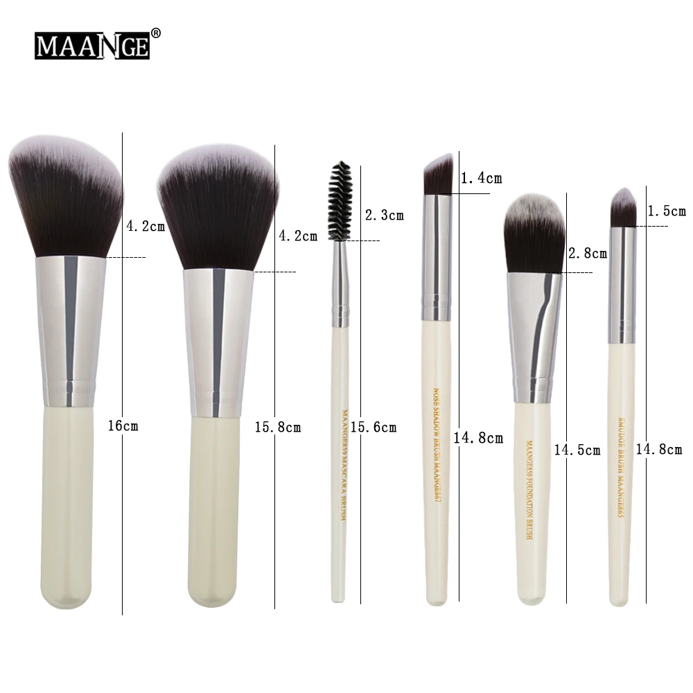 MAANGE 20/22Pcs Beauty Makeup Brushes Set Cosmetic Foundation Powder Blush Eye Shadow Lip Blend Make Up Brush Tool Kit Maquiagem