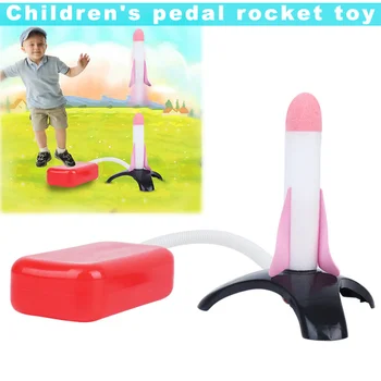 

Kids Toy Stomp Rocket LED Light Air Powered Outdoor Game Toys for Children BM88