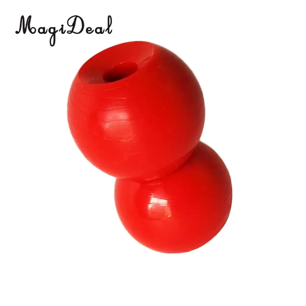 MagiDeal 2 Pieces Red Plastic Kayak Tail Rudder Control System Balls Kit Accessories