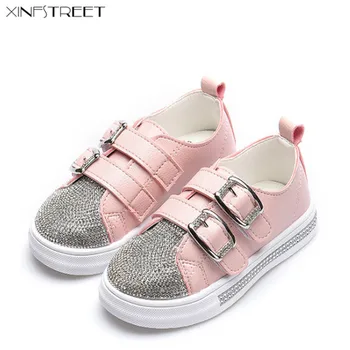 

Xinfstreet Fashion Kids Sneakers For Girls Children School Shoes Brand Soft Little Girls Shoes Size 26-36