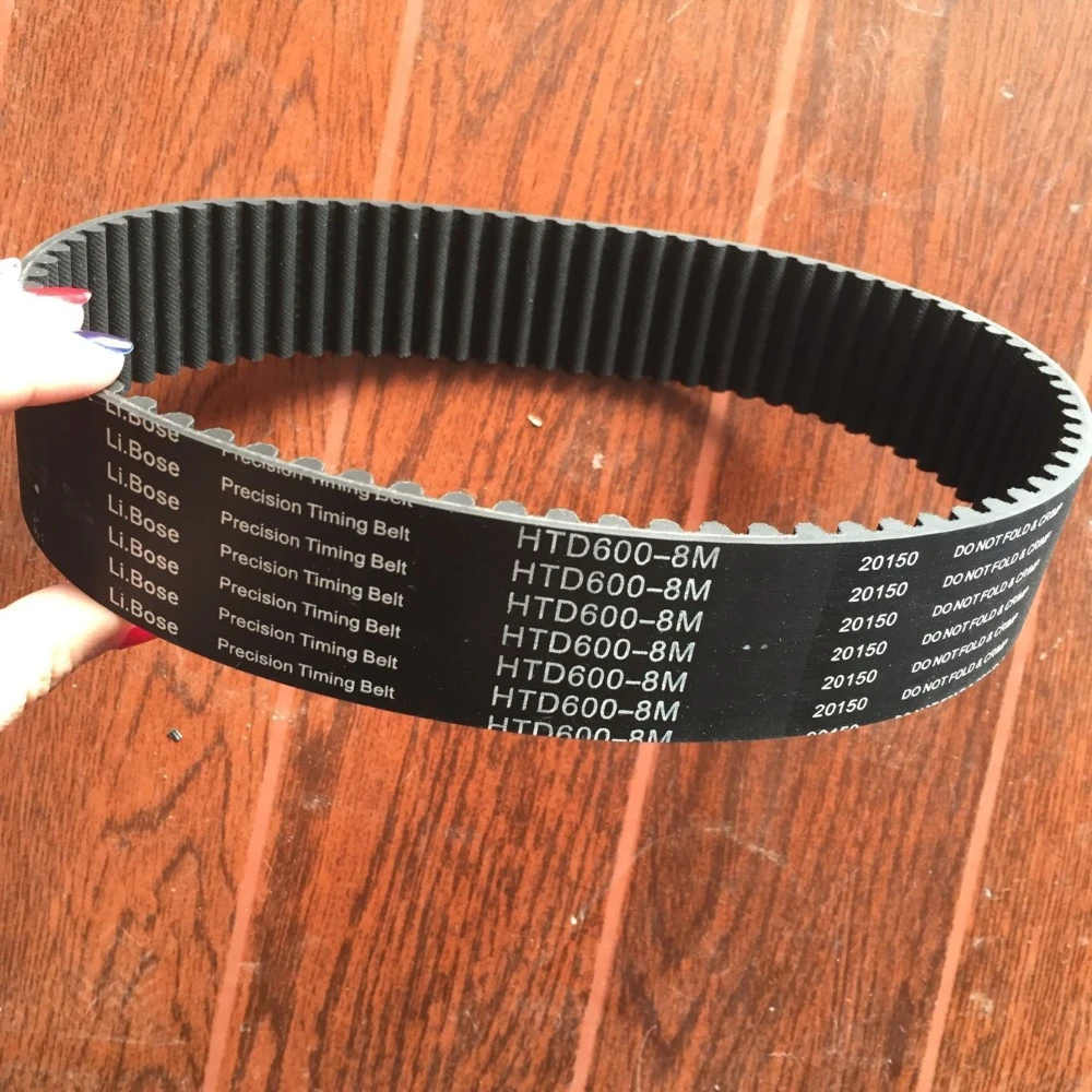 Htd600 8m 75 Teeth 40mm Width Rubber Cogged Industrial Timing Belt Black 600mm Rubber Timing Belt Belt Lotbelt Cuff Aliexpress