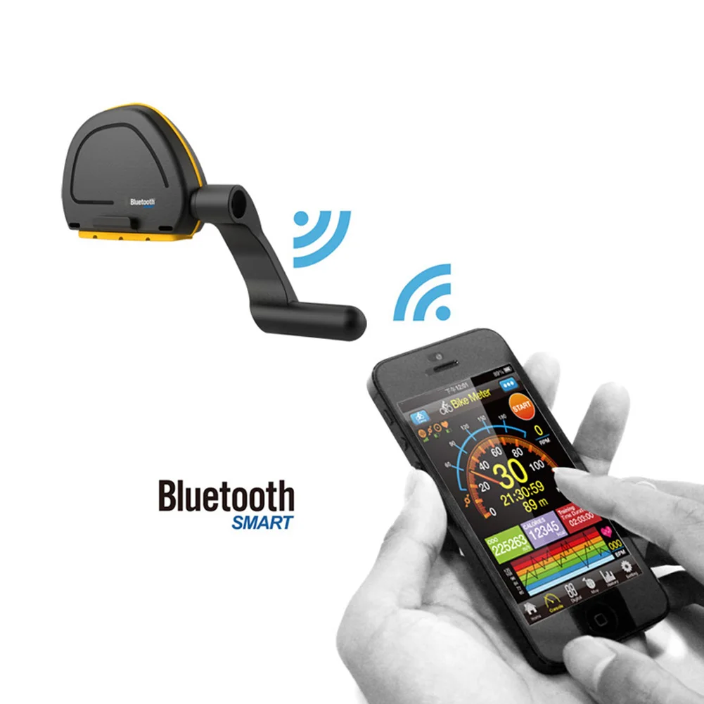 

Bicycle Computer Bluetooth 4.0/IOS/Android Riding GPS Wireless Speedometer Odometer Cycling Speed Meter Fitness Smartphone APP