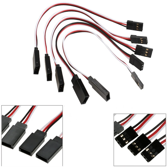 10pcs/lot 10cm 15CM 30CM 50CM 100CM RC Servo Extension Cord Cable Wire 150mm Lead JR Wholesale 1