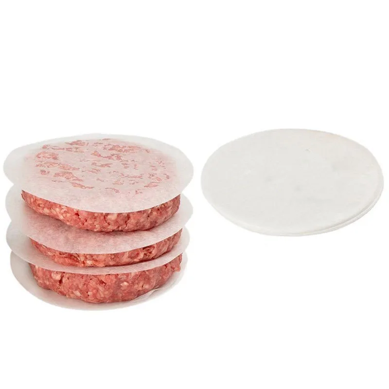 

Baking Round Paper Parchment Liners Safe For Oven and Electronic BBQ Grill Paper Oleata Hamburger Patty Paper 500 Pack
