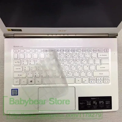 Ультратонкий Прозрачный чехол для клавиатуры для acer Swift 3 SF314 SF314-52T SF314-56 Aspire S13 S5-371T 13,3 дюйма