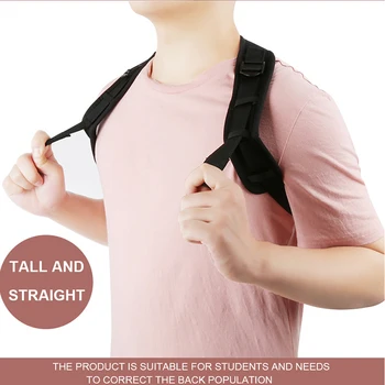 2019Back ajustable Posture Corrector Adult Children Back Support Belt   Brace Shoulder Correct   support  upper back support