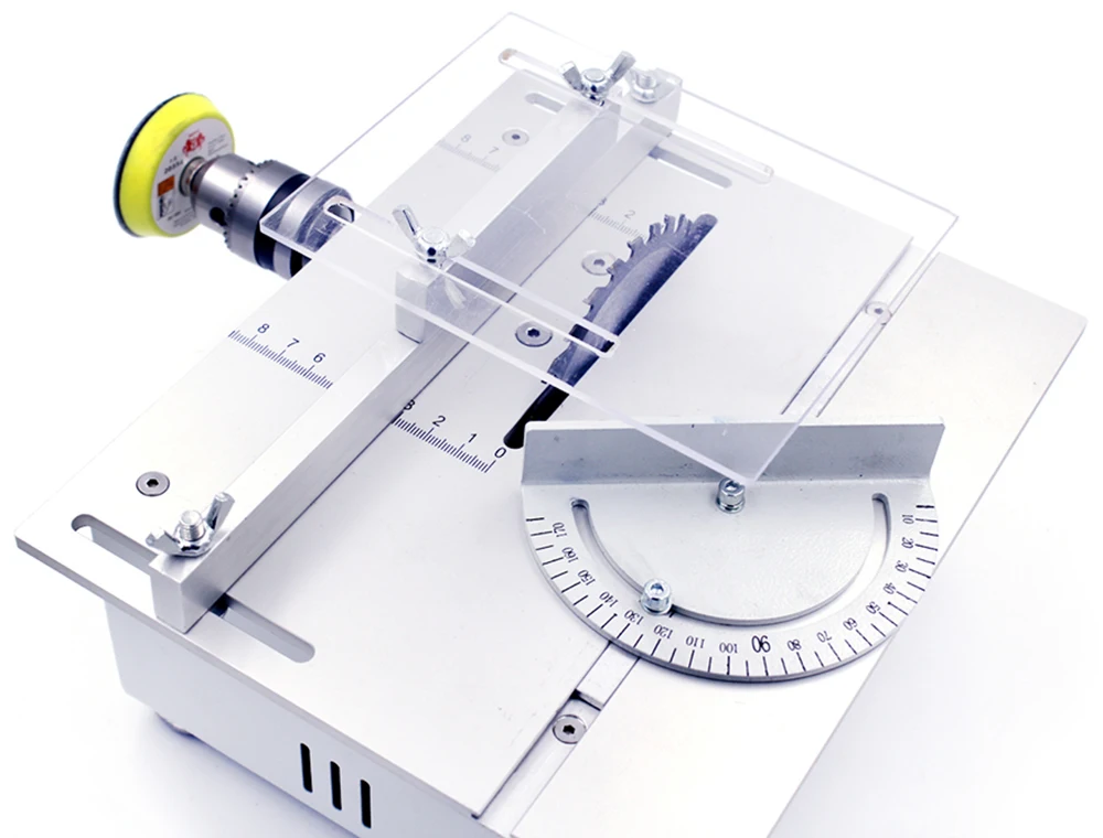 Мини-Настольная пила ручной работы деревообрабатывающий шлифовальный станок для полировки скамейка пилы DIY Модель режущая пила Инструмент металлический каркас