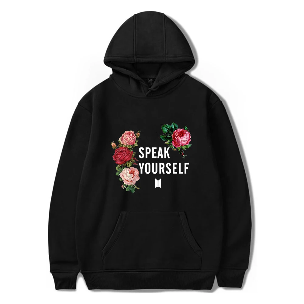 

Leisure HIP HOP speak yourself Print Women/Men Spring Clothes Harajuku Casual Hoodies Kpop sweatshirt Free Shipping
