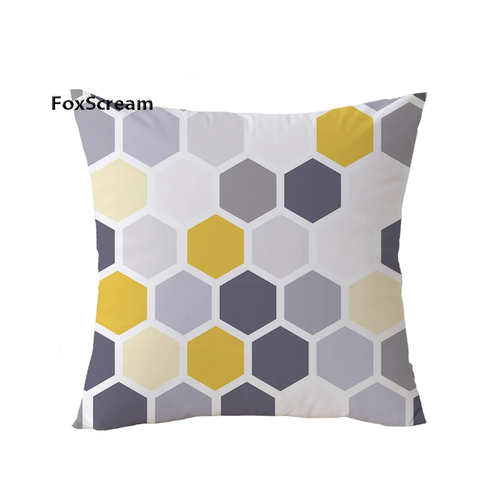 Aliexpress Grey Decorative Pillows Cases Throw Aliexpress Grey Decorative Pillows Cases Throw Cover Yellow Geometric Cushion Home Decor Velvet Pillowcase For Sofa 45 45cm From