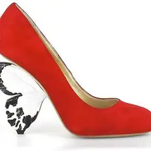 Moraima Snc/модные женские туфли на высоком каблуке; Роскошные красные вечерние туфли-лодочки с круглым носком, Раскрашенные вручную, на каблуке-крыле, с бабочкой; женская обувь