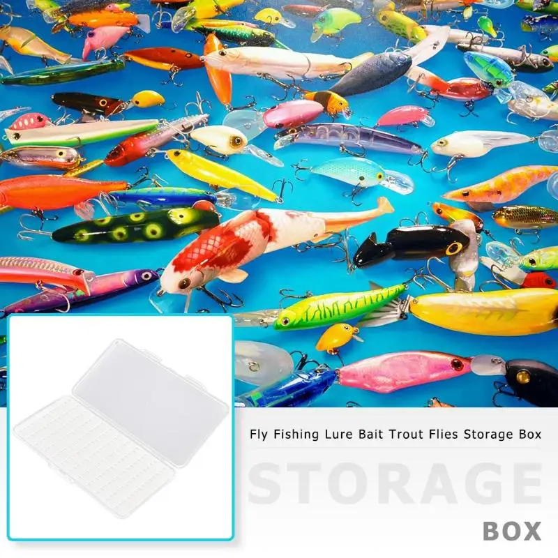 

LEO Waterproof Fly Fishing Lure Bait Trout Flies Storage Box Case Container Fishing Lures Artificial Bait with Boxed