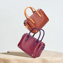 Женская Новинка, модная сумка, повседневная сумка через плечо, сумка на плечо из натуральной кожи, женская большая сумка-тоут