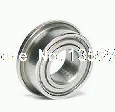 

10pcs 1/8" x 5/16" x 9/64" FR2-5ZZ Shielded Flanged Model Ball Flange Bearing