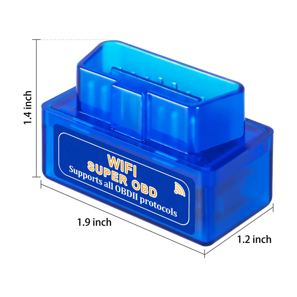 Супер Мини elm327 V2.1 WIFI поддерживает протоколы OBD II elm 327 V1.5 bluetooth для Android IOS