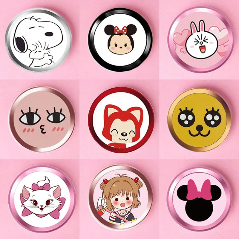 

For iphone home button sticker touch id Cartoon cute for iphone 6/7/5 home button sticker button sticker Support Touch ID Home
