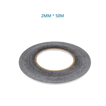 

10pcs/lot 2MM * 50M Double Sided Adhesive Tapes For Cellphone Touch Screen