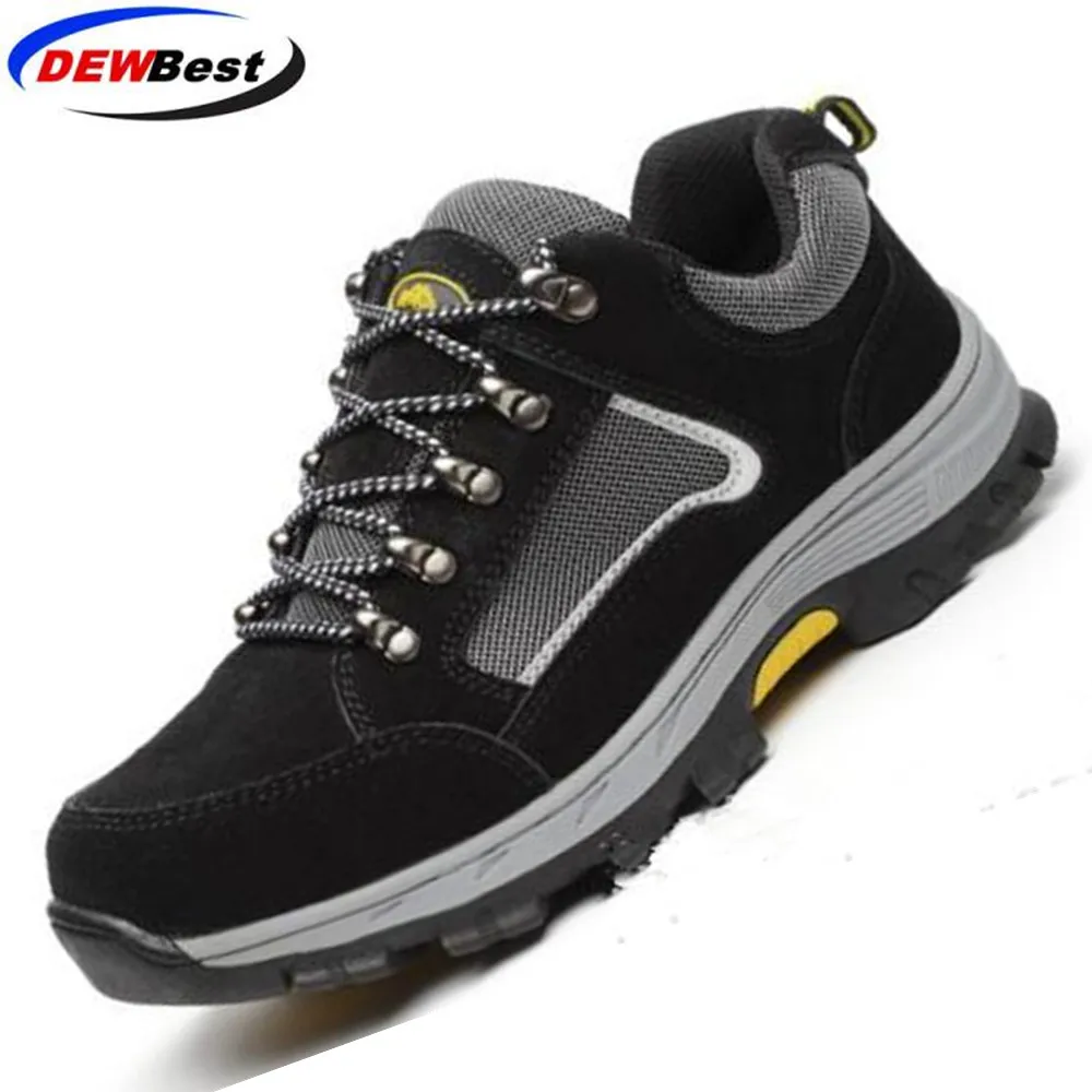 DEWBEST UHMWPE подошва Crash-proof и пирсинг-Доказательство защитная обувь для страховки труда - Цвет: LY41 SAFETY SHOES
