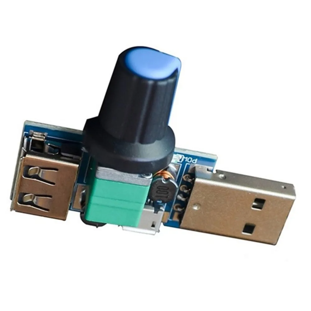 

USB Fan Governor Wind Speed Air Volume Power Regulator Circuit Board Cooling Mute Office Dorm Bed Module