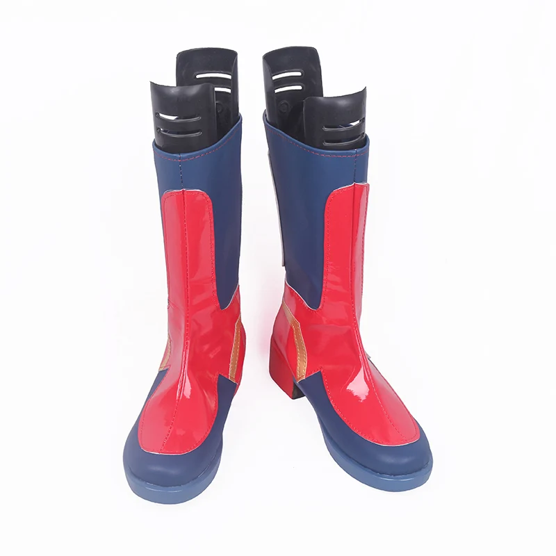 Movie Version Captain Marvel Carol Danvers Cosplay Shoes Halloween Party Boots New Handmade | Тематическая одежда и