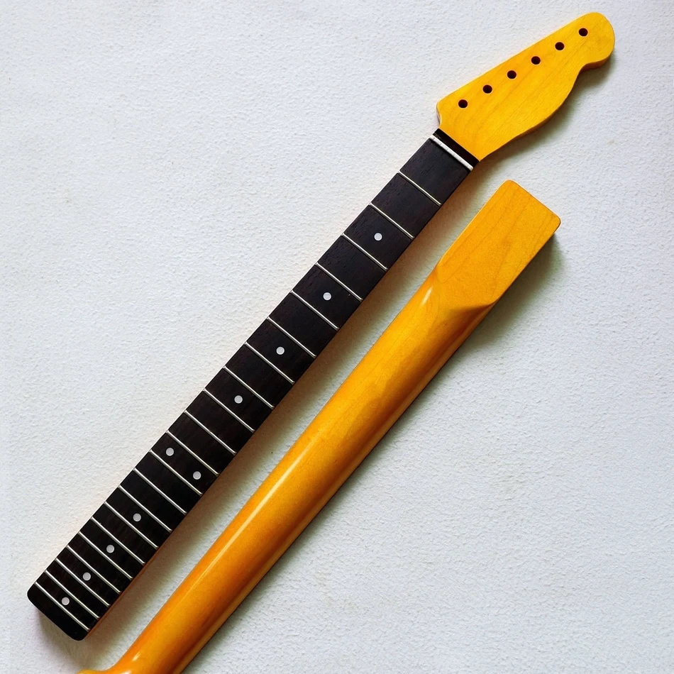 

Free shipping nitro finished rosewood fingerboard 8mm tuner holes vintage guitar neck for TL guitar
