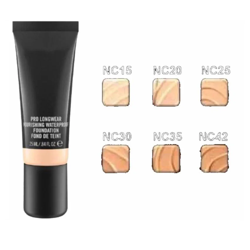 

Brand Face Makeup Pro Longwear Nourishing Waterproof Foundation Concealer 25ml full size Cosmetics