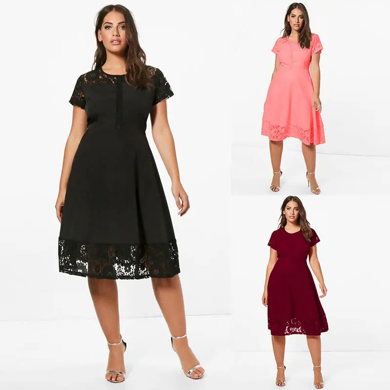 2018 New Plus Size XL 5XL Women Office Uniforms Ladies Banquet Casual O