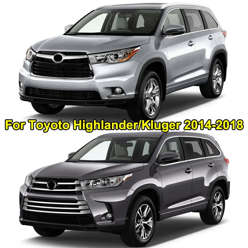 Хромированный переключатель рулевого колеса для Toyota Highlander Kluger 2014 2015 2016 2017 2018