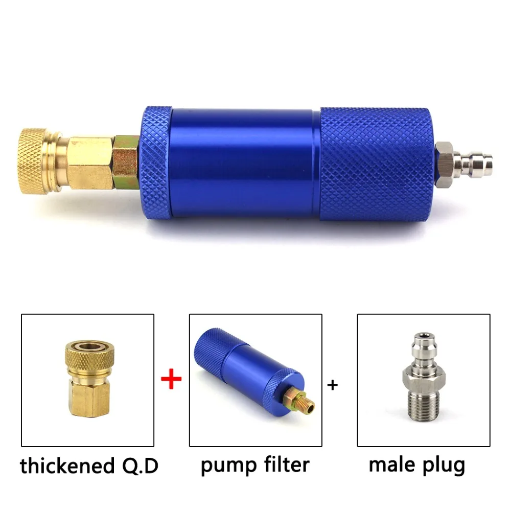 PCP Paintball Airforce 300bar 4500psi Hand Pump Filter M10x1 Water Oil