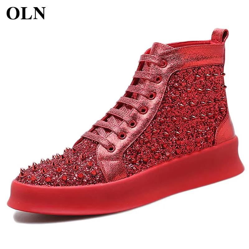 

OLN Men Brand Outdoor Athletic Antiskid and wear-resistant Skateboarding Shoes Comfortably Sport Shoes For Men Walking Shoes