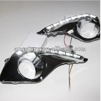 

For Highlander Kluger 8pcs LED DRL Daytime Running Light 2011-2013 Year Chrome housing V2