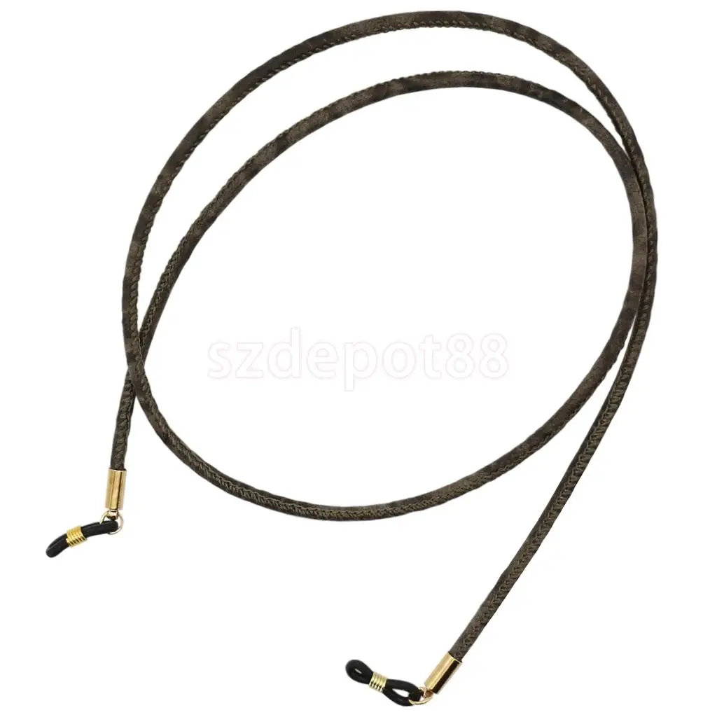 Eyeglasses Chain Sunglasses Rope Anti-slip PU Leather Spectacles String Holder Eyewear Reading Glasses Eyewear Cord 