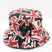 Панама с принтом флага, рыбацкая шляпа, шляпа для путешествий, шляпа от солнца для мужчин и женщин, 279
