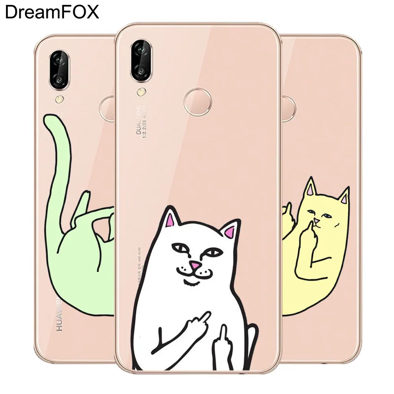 DREAMFOX L303 Мягкий силиконовый чехол для huawei Honor 6A 6C 7X9 10 P20 P30 Lite Pro P Smart 2019 |