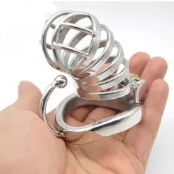 Мужской пенис клетка металлический петух кольца птица замок Нержавеющая сталь Целомудрие устройство секс-игрушки для мужчин на пенис Дик