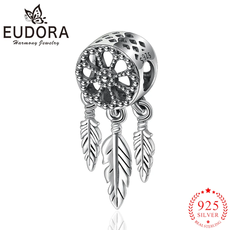 Подвеска Ловец снов Eudora Z058 подвеска для женских браслетов и ожерелий|Бусины| |