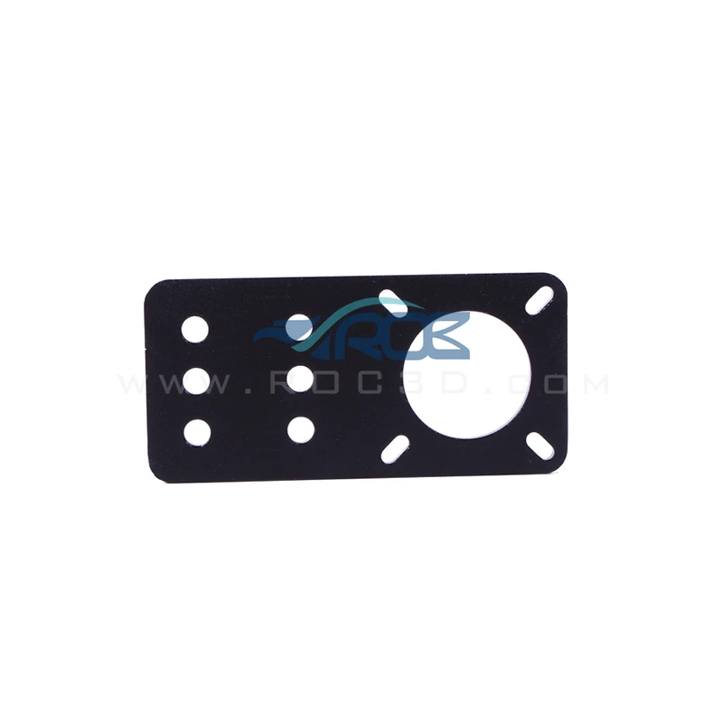 mount plate for stepper motor nema 17 Aluminium CNC machining Black v slot Free shipping | Компьютеры и офис