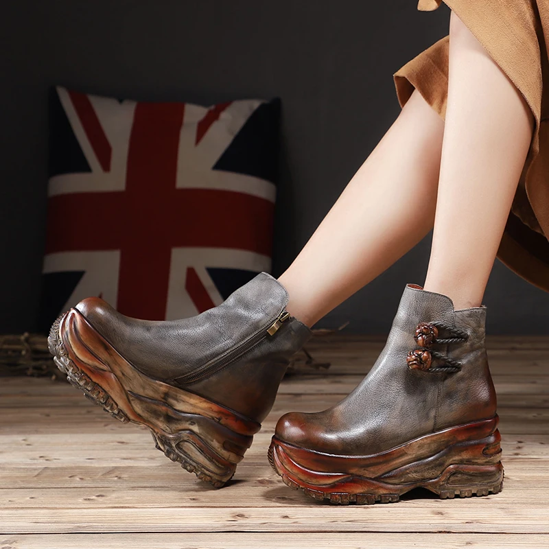 women's wedge booties