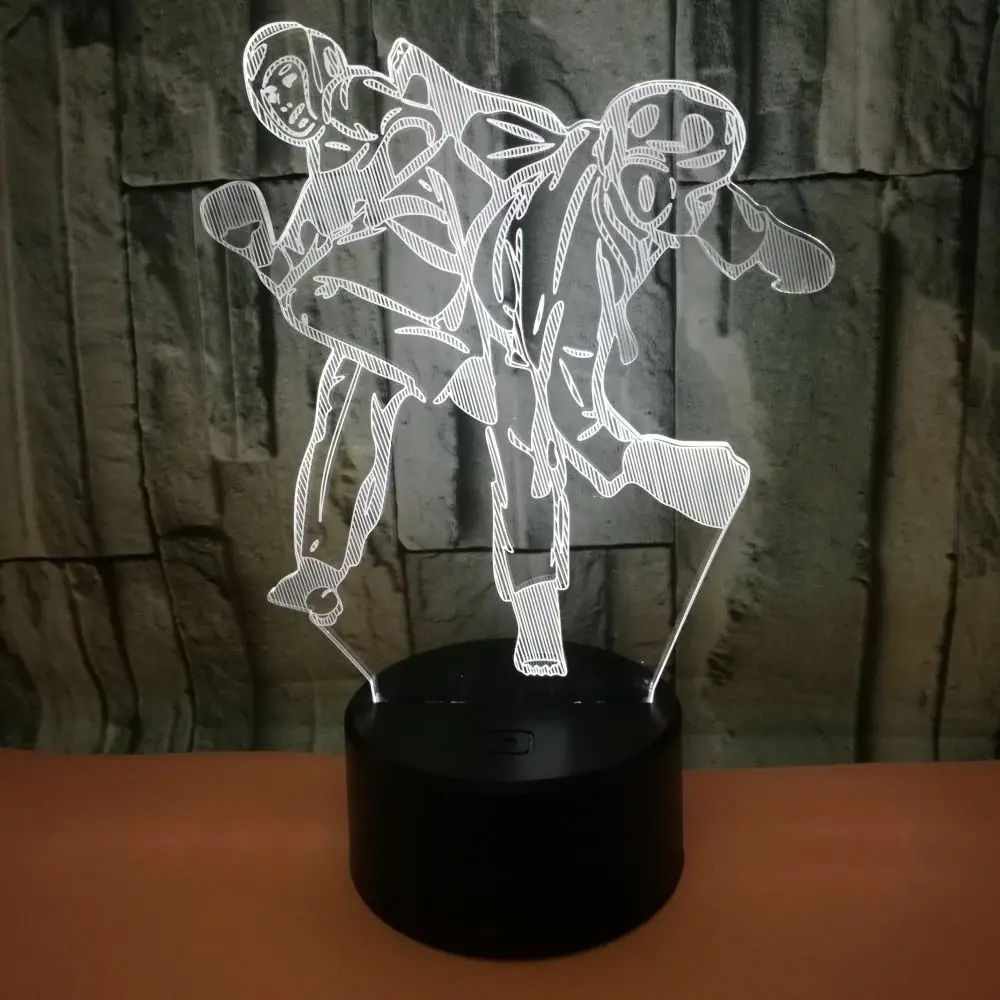 Лифт бокс дорога 3d маленький ночник Сенсорный пульт светодиодный визуальный