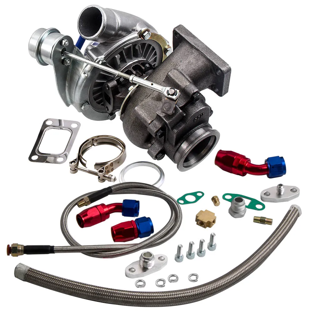 Для комбинированного двигателя T3 T4 T3T4 TO4E V band Turbo 0 63 AR|kit kits|kit arkit turbo |