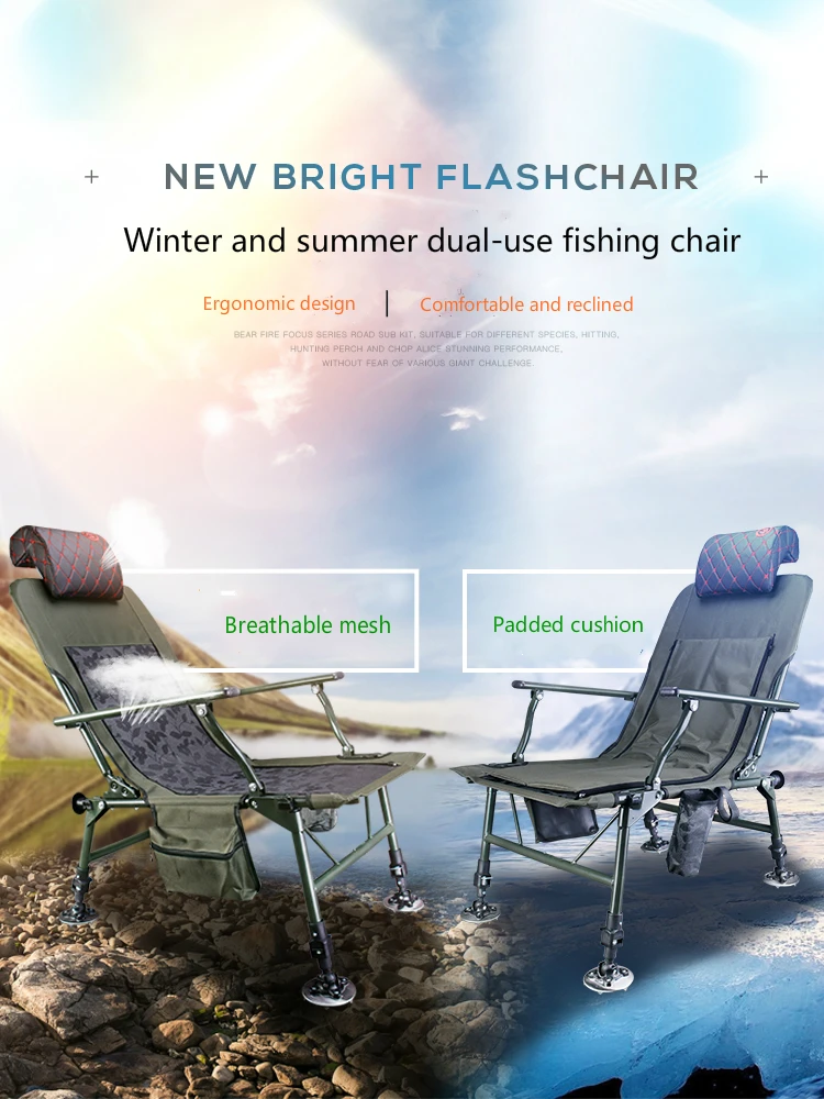  Foldable Portable Waterproof Chair camping Travel Ultralight Folding Superhard High Load Outdoor Ca