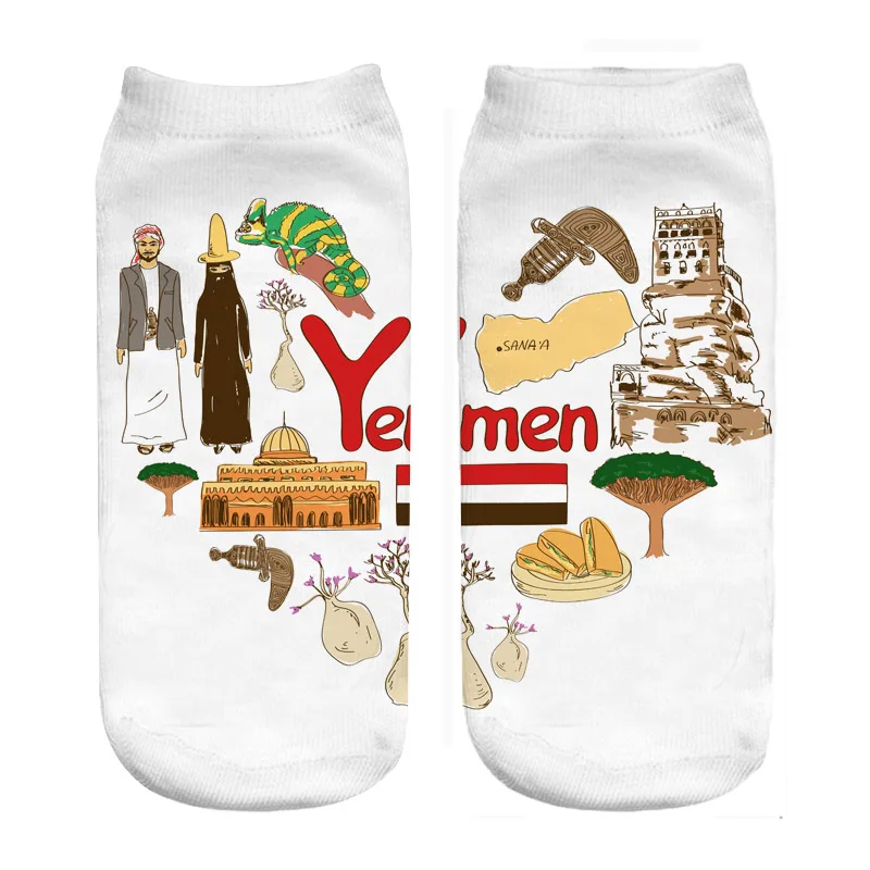

yemen love print pregnant socks wholesales and dropshipping