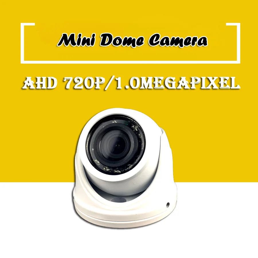

Mini dome camera white color with 4pin aviation connector camera sonyccd chip ahd720p/960p high image quality