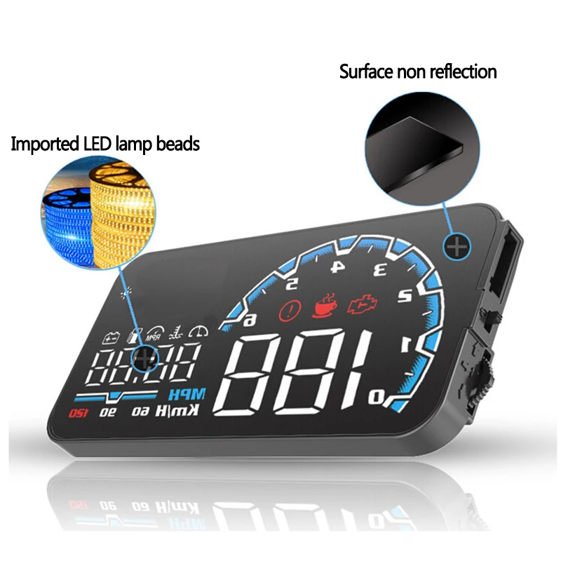 Автомобильная электроника спидометр проектор Hud на лобовое стекло GPS Спидометр HUD